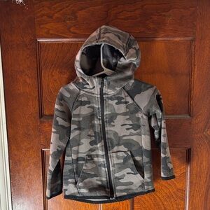 GAP Kids Camo Hoodie - Black and Gray